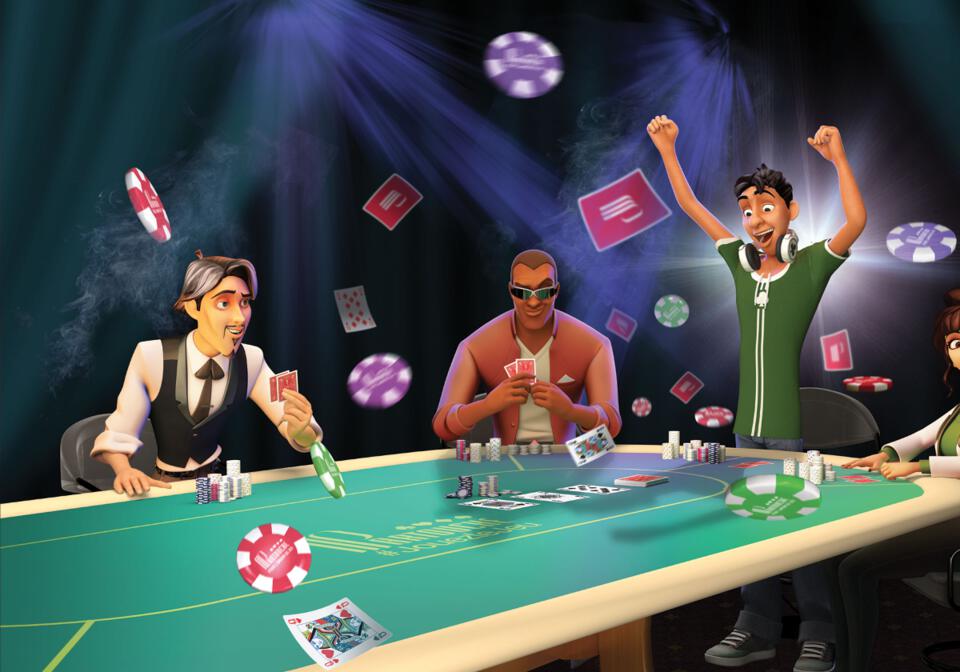 Personnages poker.