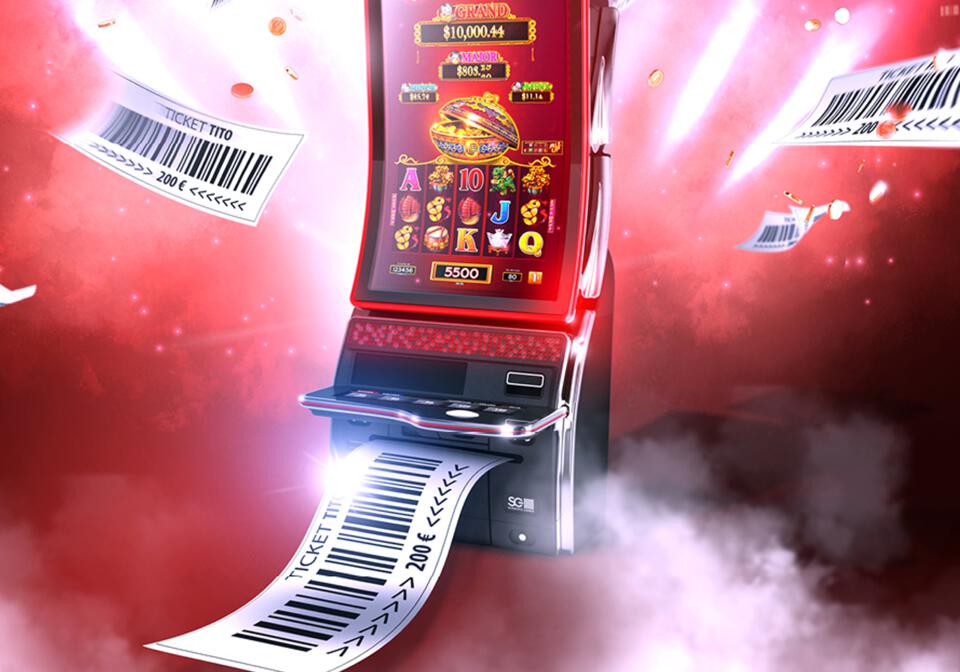 une machine à sous d'où sort ds tickets tito
