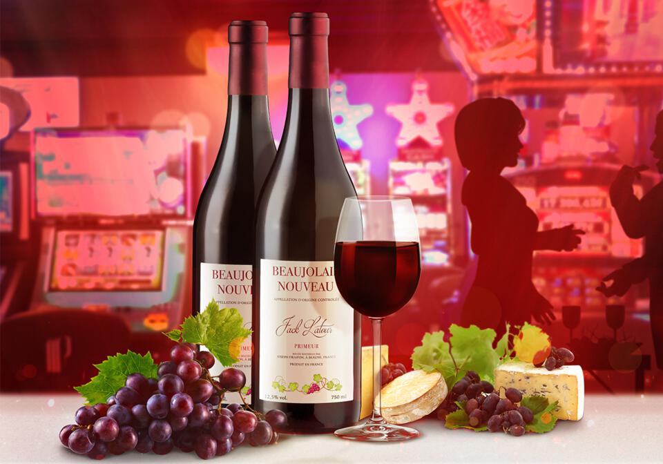 bouteilles de vin